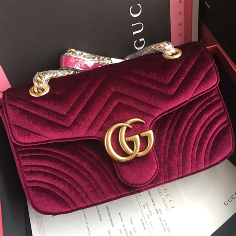 gucci marmont velvet bag replica|gucci marmont dupe.